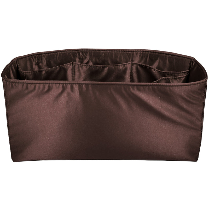 Organizer for [Alexa Oversized, Mulberry] Bag Insert (Silk, Full-width Zip and Open Pocket)