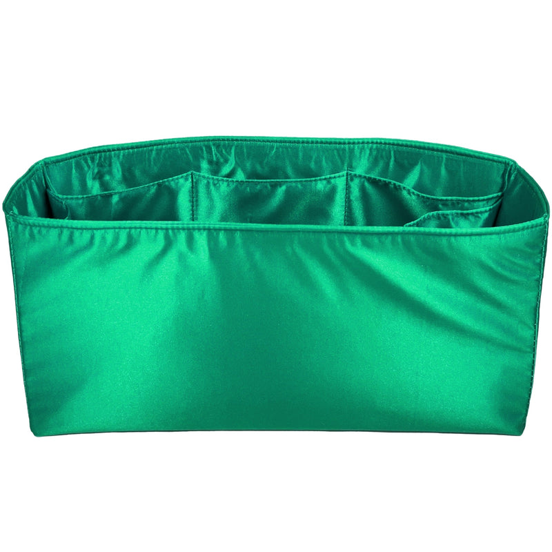 Organizer for [Ponthieu PM (Small), LV] Bag Insert (Silk, Full-width Zip and Open Pocket)