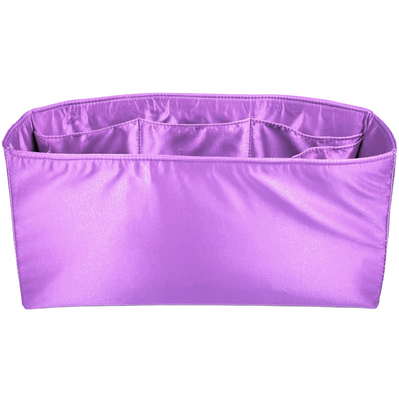 Organizer for [Soft Empire Carryall 28, Coach] Bag Insert (Silk, Long Zip and Open Compartment)