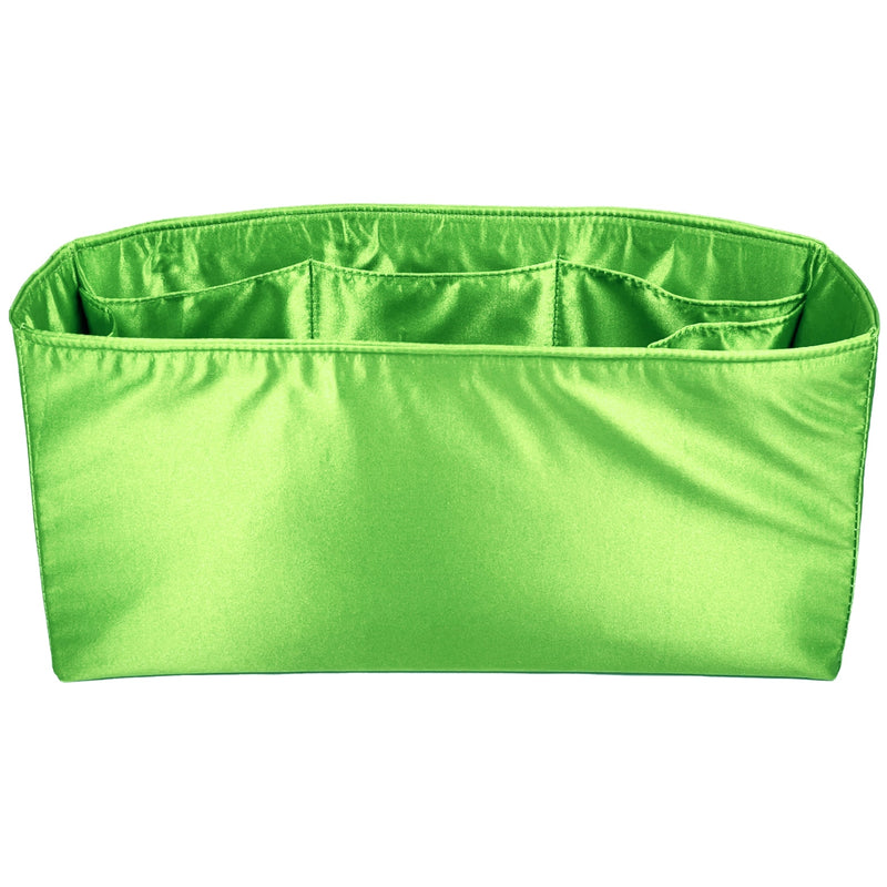 Organizer for [Shopping Bag, Chanel] Bag Insert (Silk, Full-width Zip and Open Pocket)