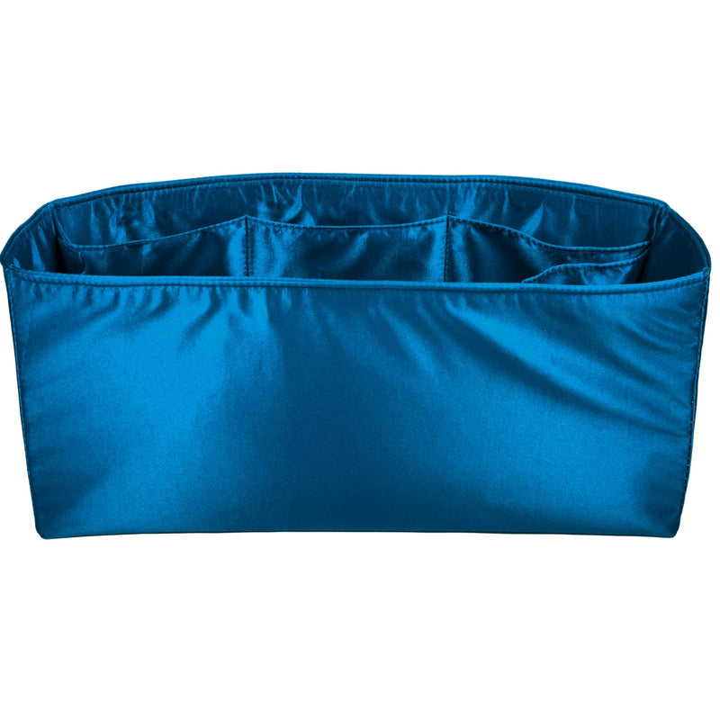 Organizer for [Long Beach MM (Medium), LV] Bag Insert (Silk, Full-width Zip and Open Pocket)