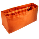 Organizer for [New Piccadilly, Mulberry] Bag Insert (Silk, Full-width Zip and Open Pocket)