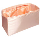 Organizer for [Small Anagram Basket bag in iraca palm and calfskin, Loewe] Bag Insert (Silk, Full-width Zip and Open Pocket)