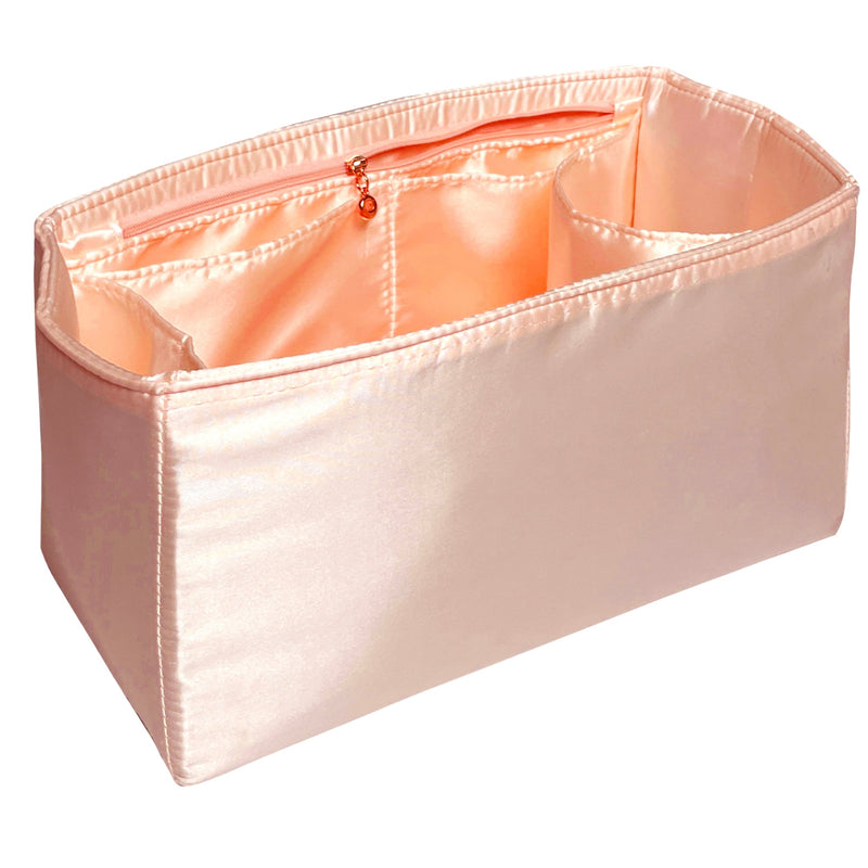 Organizer for [Medium Jack - Heritage Broken-In Leather, Parker Thatch] Bag Insert (Silk, Long Zip and Open Compartment)