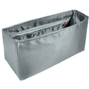 Organizer for [Mini Flamenco Clutch, Loewe] Bag Insert (Silk, Full-width Zip and Open Pocket)