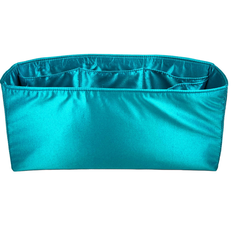 Organizer for [Bride-a-Brac case Large, Hermes] Bag Insert (Silk, Long Zip and Open Compartment)