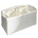 Organizer for [Le Pliage Energy L Handbag, Longchamp] Bag Insert (Silk, Full-width Zip and Open Pocket)