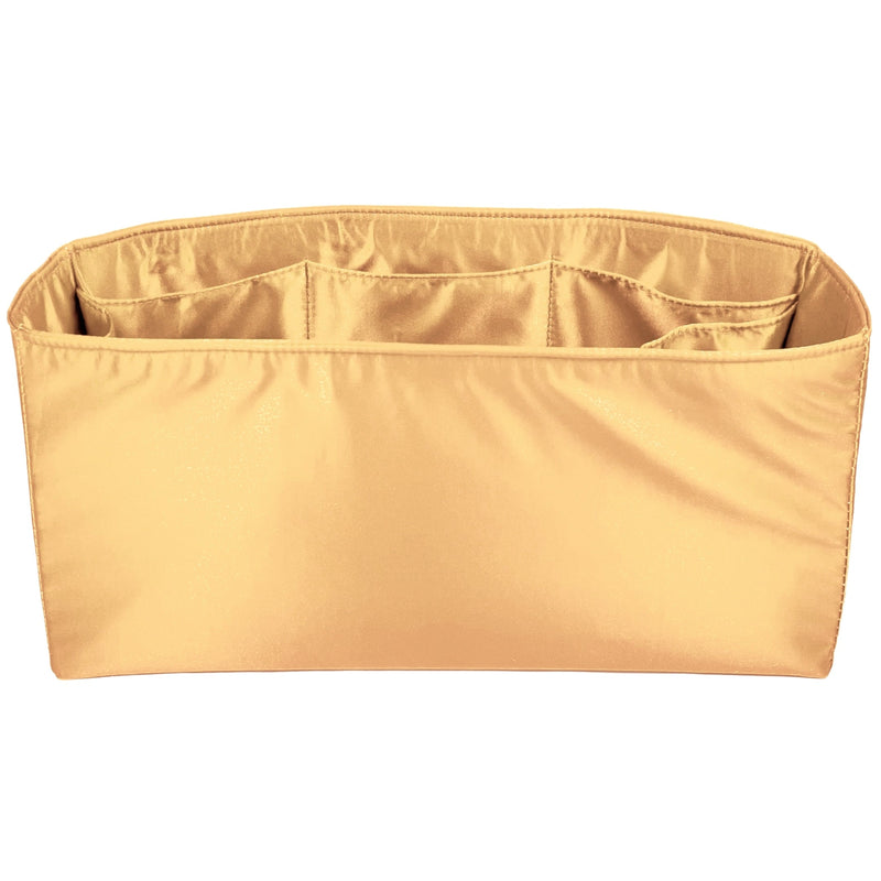 Organizer for [Soft Empire Carryall 28, Coach] Bag Insert (Silk, Long Zip and Open Compartment)
