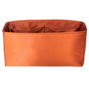 Organizer for [Reese Tote 28, Coach] Bag Insert (Silk, Long Zip and Open Compartment)