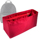 Organizer for [Discovery Backpack, LV] Tote Purse Bag Insert Liner Shaper (Silk, Full-width Zip and Open Pocket)