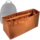 Organizer for [Discovery Backpack PM, LV] Tote Purse Bag Insert Liner Shaper (Silk, Full-width Zip and Open Pocket)