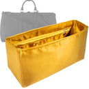 Organizer for [Keepall 25, LV] Tote Purse Bag Insert Liner Shaper (Silk, Full-width Zip and Open Pocket)