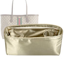 Organizer for [Ophidia GG Large Tote, Gucci] Tote Purse Bag Insert Liner Shaper (Silk, Full-width Zip and Open Pocket)
