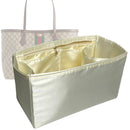 Organizer for [Ophidia Soft GG Supreme Medium Tote, Gucci] Tote Purse Bag Insert Liner Shaper (Silk, Full-width Zip and Open Pocket)