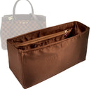 Organizer for [Rivoli PM (Small), LV] Tote Purse Bag Insert Liner Shaper (Silk, Full-width Zip and Open Pocket)