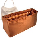 Organizer for [Rodeo Medium Handbag, Balenciaga] Tote Purse Bag Insert Liner Shaper (Silk, Full-width Zip and Open Pocket)