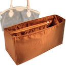 Organizer for [Tivoli PM (Small), LV] Tote Purse Bag Insert Liner Shaper (Silk, Full-width Zip and Open Pocket)