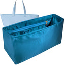 Organizer for [Totissima medium tote, Gucci] Tote Purse Bag Insert Liner Shaper (Silk, Full-width Zip and Open Pocket)
