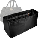 Organizer for [Large Toujours Bag, Dior] Tote Purse Bag Insert Liner Shaper (Silk, Full-width Zip and Open Pocket)