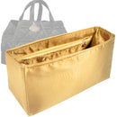 Organizer for [Medium Toujours Bag, Dior] Tote Purse Bag Insert Liner Shaper (Silk, Full-width Zip and Open Pocket)