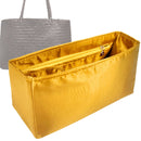 Organizer for [Zip-Top Transport Carryall, Madewell] Tote Purse Bag Insert Liner Shaper (Silk, Full-width Zip and Open Pocket)