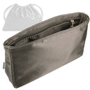 Organizer for [Dustbag Small, Bottega Veneta] Tote Purse Bag Insert Organiser Liner Shaper (Silk, Slim with Zip Pocket)