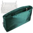 Organizer for [Small Diorcamp Bag, Dior] Tote Purse Bag Insert Organiser Liner Shaper (Silk, Slim with Zip Pocket)
