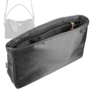 Organizer for [Rodeo Camera Bag, Balenciaga] Tote Purse Bag Insert Organiser Liner Shaper (Silk, Slim with Zip Pocket)