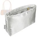 Organizer for [Bonbonniere Bag, Goyard] Tote Purse Bag Insert Organiser Liner Shaper (Silk, Slim with Zip Pocket)