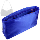 Organizer for [Nolita Medium Nubuck Convertible Shoulder Bag, Michael Kors] Tote Purse Bag Insert Organiser Liner Shaper (Silk, Slim with Zip Pocket)