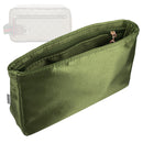 Organizer for [Medium GG toiletry case, Gucci] Tote Purse Bag Insert Organiser Liner Shaper (Silk, Slim with Zip Pocket)