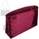Organizer for [Metropolitan Messenger Bag, Coach] Tote Purse Bag Insert Organiser Liner Shaper (Silk, Slim with Zip Pocket)