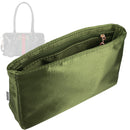 Organizer for [Borsetto medium boston bag, Gucci] Tote Purse Bag Insert Organiser Liner Shaper (Silk, Slim with Zip Pocket)