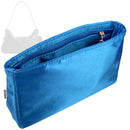 Organizer for [Alter Ego Slouchy Shoulder Bag, Coach] Tote Purse Bag Insert Organiser Liner Shaper (Silk, Slim with Zip Pocket)