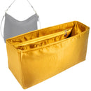 Organizer for [Laurel Shoulder Bag, Coach] Tote Purse Bag Insert Organiser Liner Shaper (Silk, Trapezoid Taper Shape)