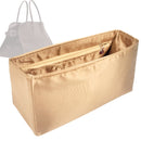 Organizer for [East West Margaux Bag, The Row] Tote Purse Bag Insert Organiser Liner Shaper (Silk, Trapezoid Taper Shape)