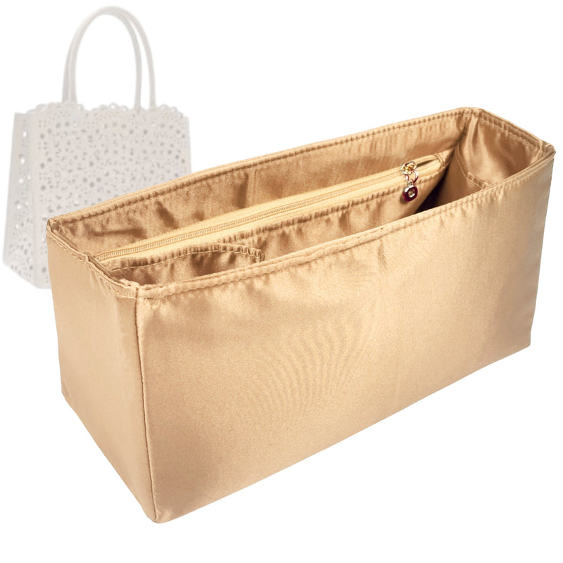 Organizer for [Garance 16 Tote Bag, Alaia] Tote Purse Bag Insert Organiser Liner Shaper (Silk, Trapezoid Taper Shape)