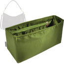 Organizer for [Laurel Large Shoulder Bag, Coach] Tote Purse Bag Insert Organiser Liner Shaper (Silk, Trapezoid Taper Shape)