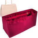Organizer for [Bellechasse Biaude PM Bag, Goyard] Tote Purse Bag Insert Liner Shaper (Silk, Trapezoid Shape with Zip Pocket)