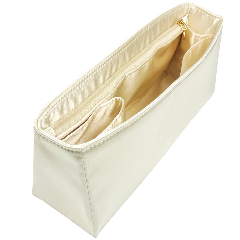 Organizer for [Batignolles Horizontal, LV] Bag Insert (Silk, Trapezoid Shape with Zip Pocket)