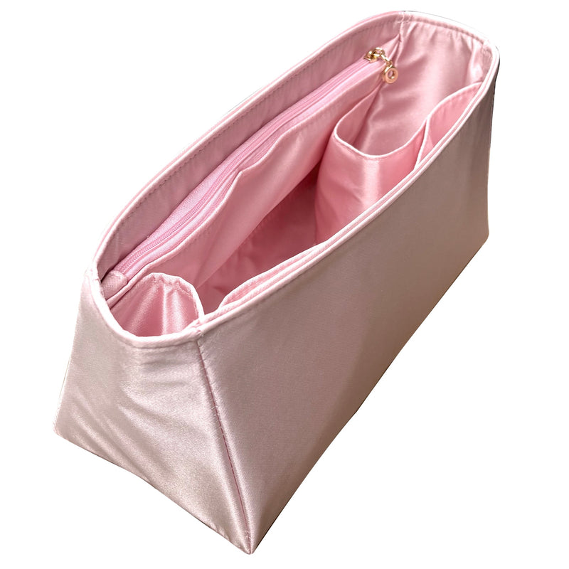 Organizer for [Popincourt MM (Medium), LV] Bag Insert (Silk, Trapezoid Shape with Zip Pocket)