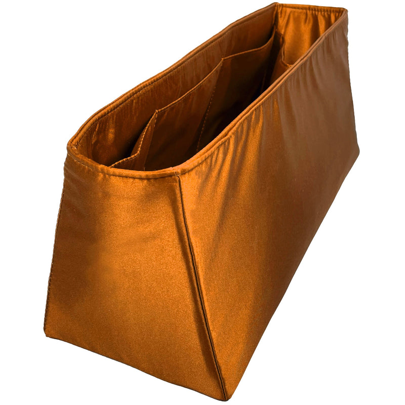 Organizer for [Garden Party 36, Hermes] Bag Insert (Silk, Trapezoid Shape with Zip Pocket)