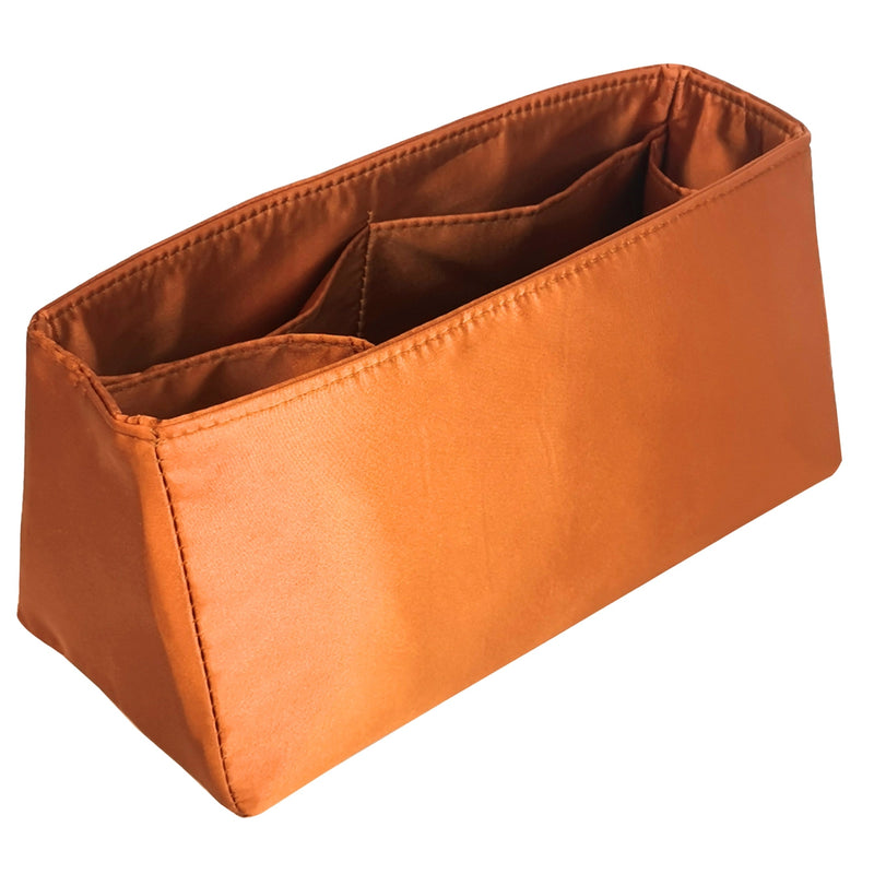 Organizer for [Low Key Hobo MM (Medium), LV] Bag Insert (Silk, Trapezoid Shape with Zip Pocket)
