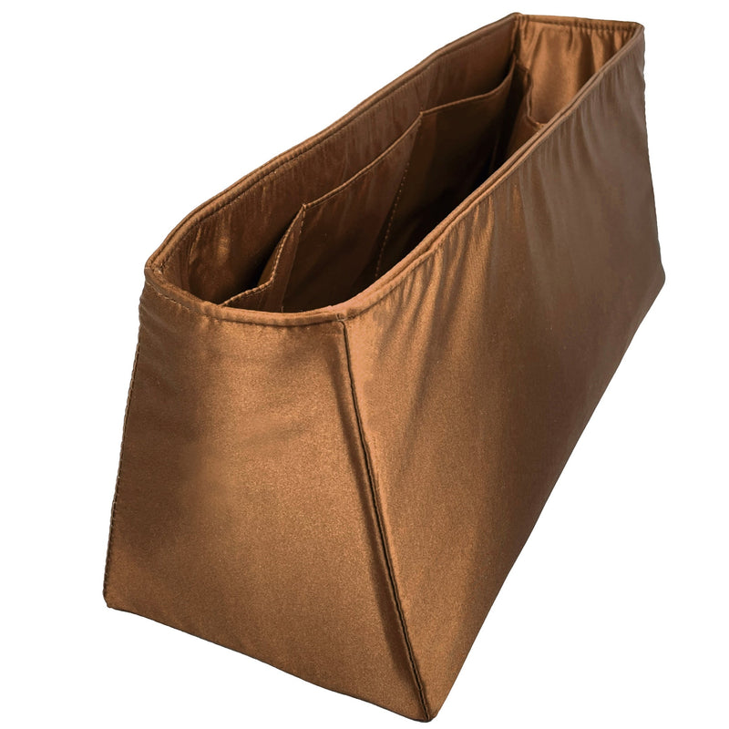 Organizer for [Le Cambon 25, Manu Atelier] Bag Insert (Silk, Trapezoid Shape with Zip Pocket)