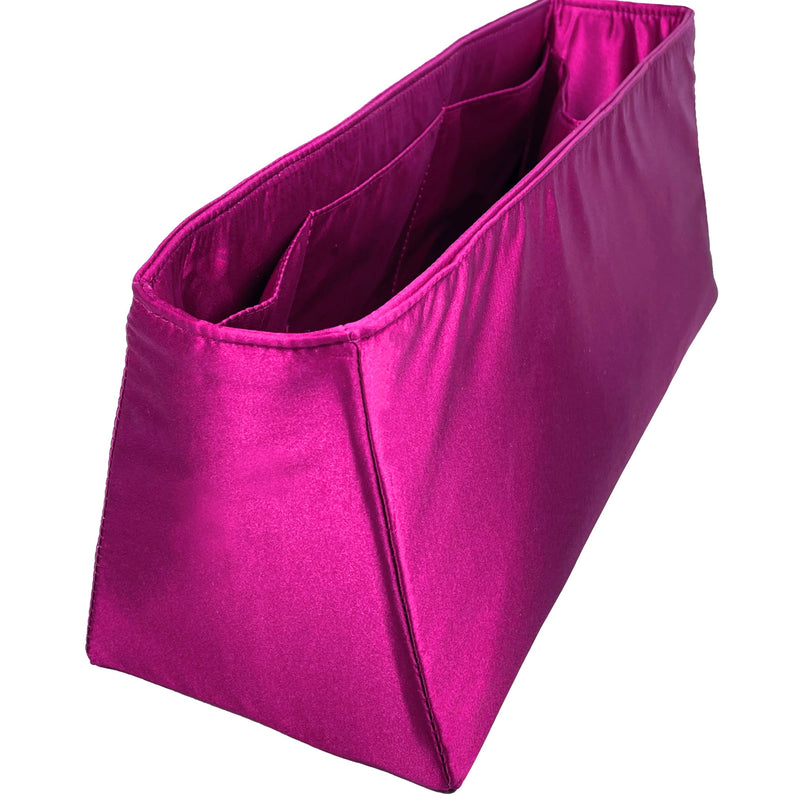 Organizer for [Small Marcie, Chloe] Bag Insert (Silk, Trapezoid Shape with Zip Pocket)