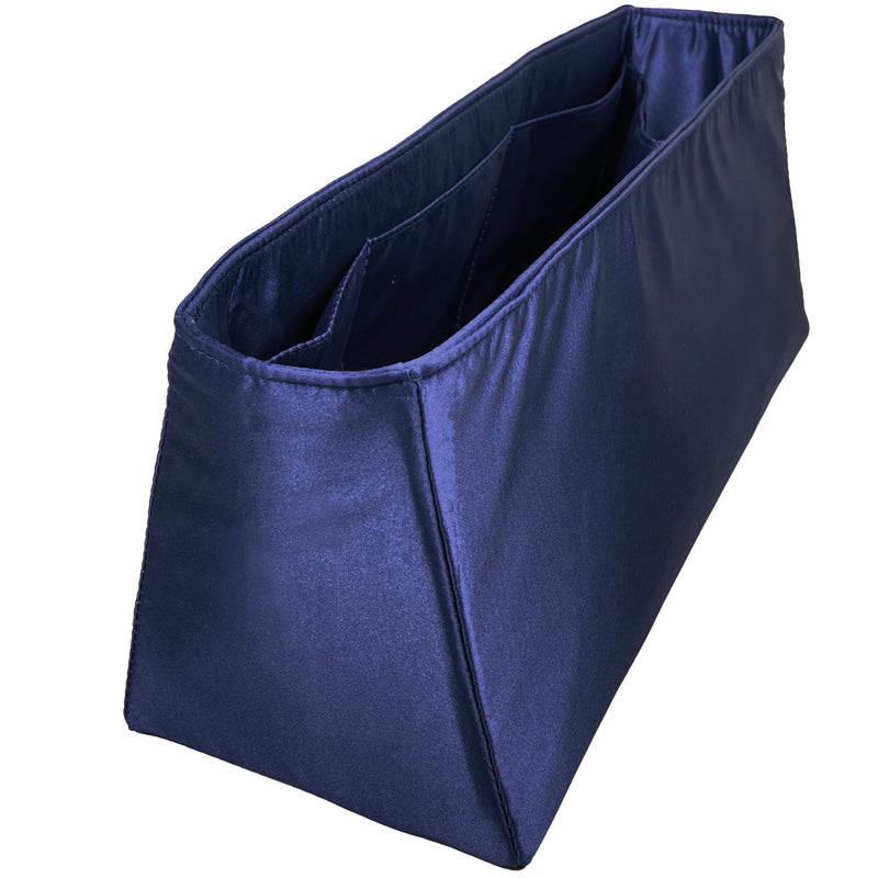 Organizer for [Le Cambon 40, Manu Atelier] Bag Insert (Silk, Trapezoid Shape with Zip Pocket)