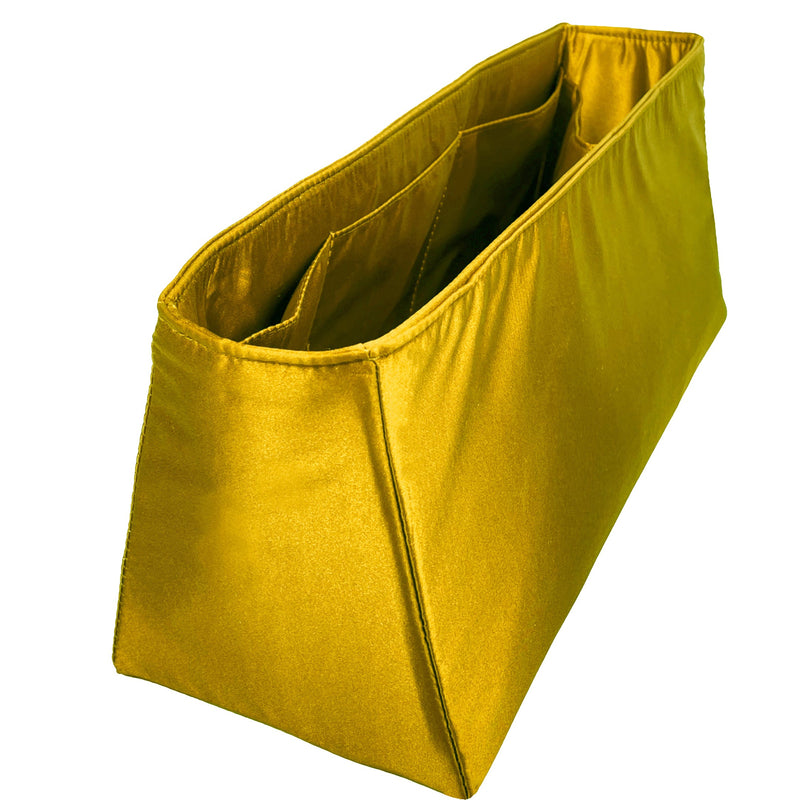 Organizer for [Le Cambon 25, Manu Atelier] Bag Insert (Silk, Trapezoid Shape with Zip Pocket)