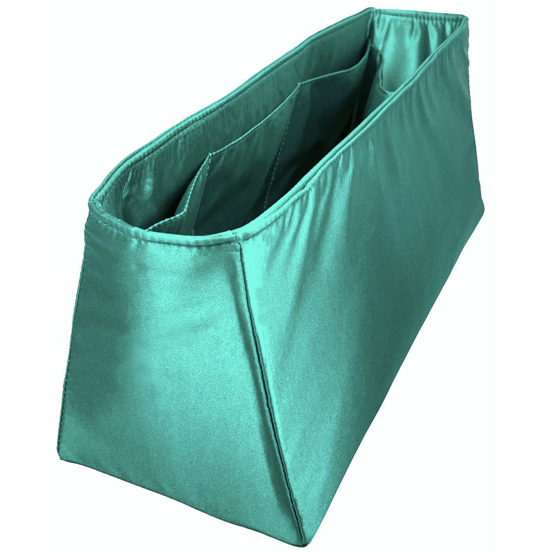 Organizer for [Le Cambon 25, Manu Atelier] Bag Insert (Silk, Trapezoid Shape with Zip Pocket)