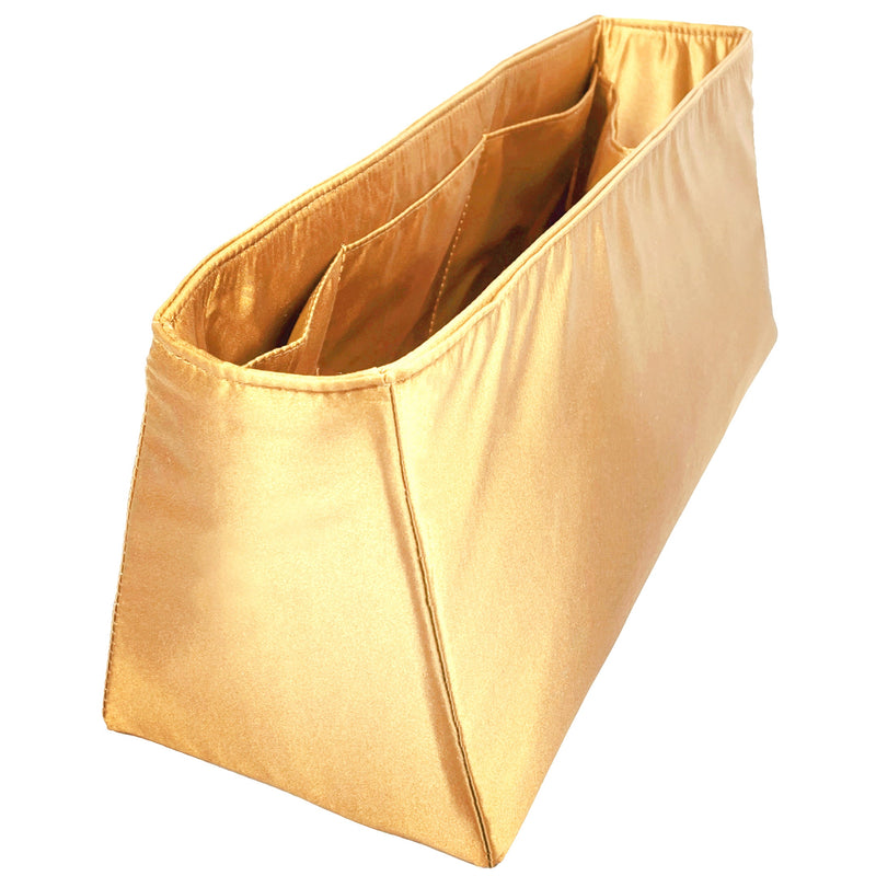 Organizer for [Tuileries, LV] Bag Insert (Silk, Trapezoid Shape with Zip Pocket)