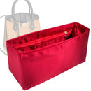 Organizer for [Cour Marly PM (Small), LV] Tote Purse Bag Insert Liner Shaper (Silk, Trapezoid Shape with Zip Pocket)